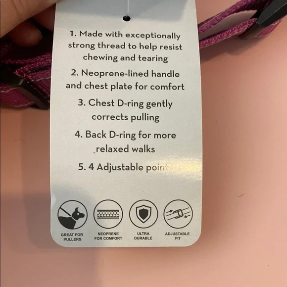 KONG Pink Dog Harness Medium - Picture 11 of 13